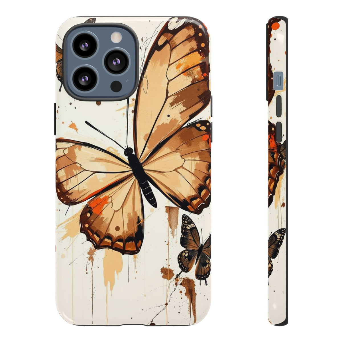 Acrylic Style Butterflies Design Phone Case - Multicolor Phone Case - iPhone 13 Pro Max / Glossy