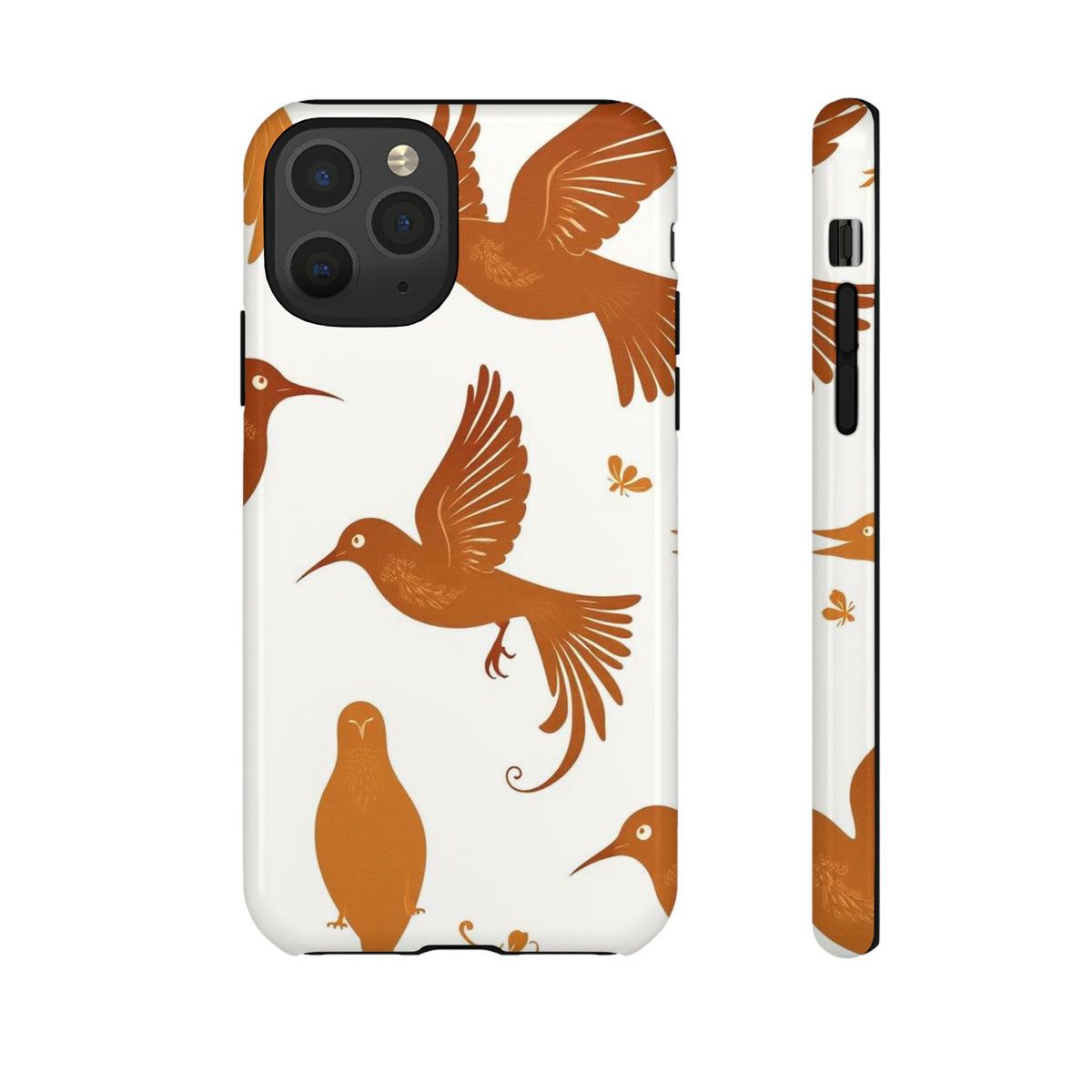 Abstract Bird Pattern Phone Case - Multicolor Phone Case - iPhone 11 Pro / Glossy