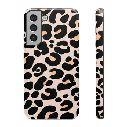Elegant Peach Leopard Print Phone Case