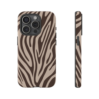 Boutique Mocha Tiger Print Phone Case