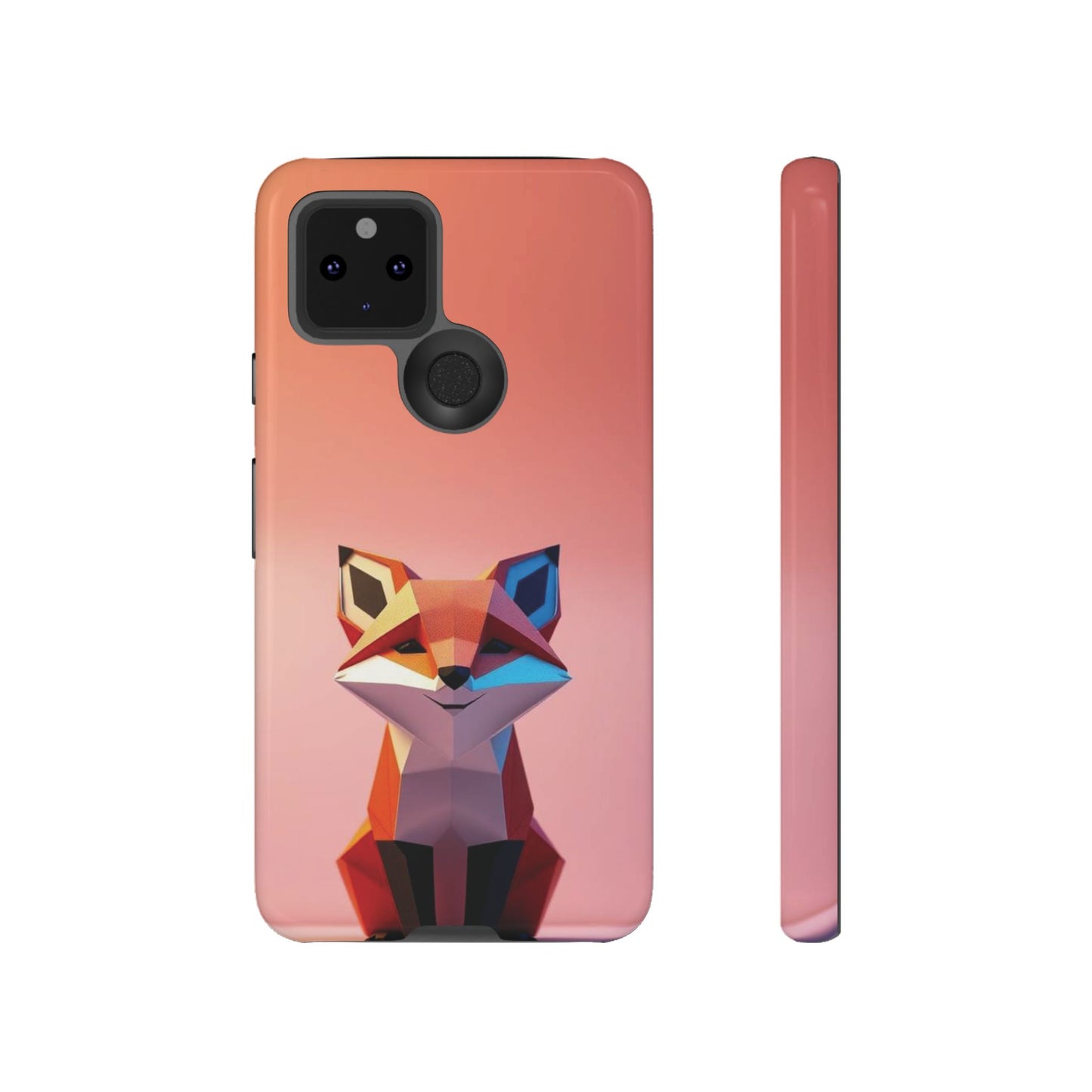 Origami Fox Design Phone Case