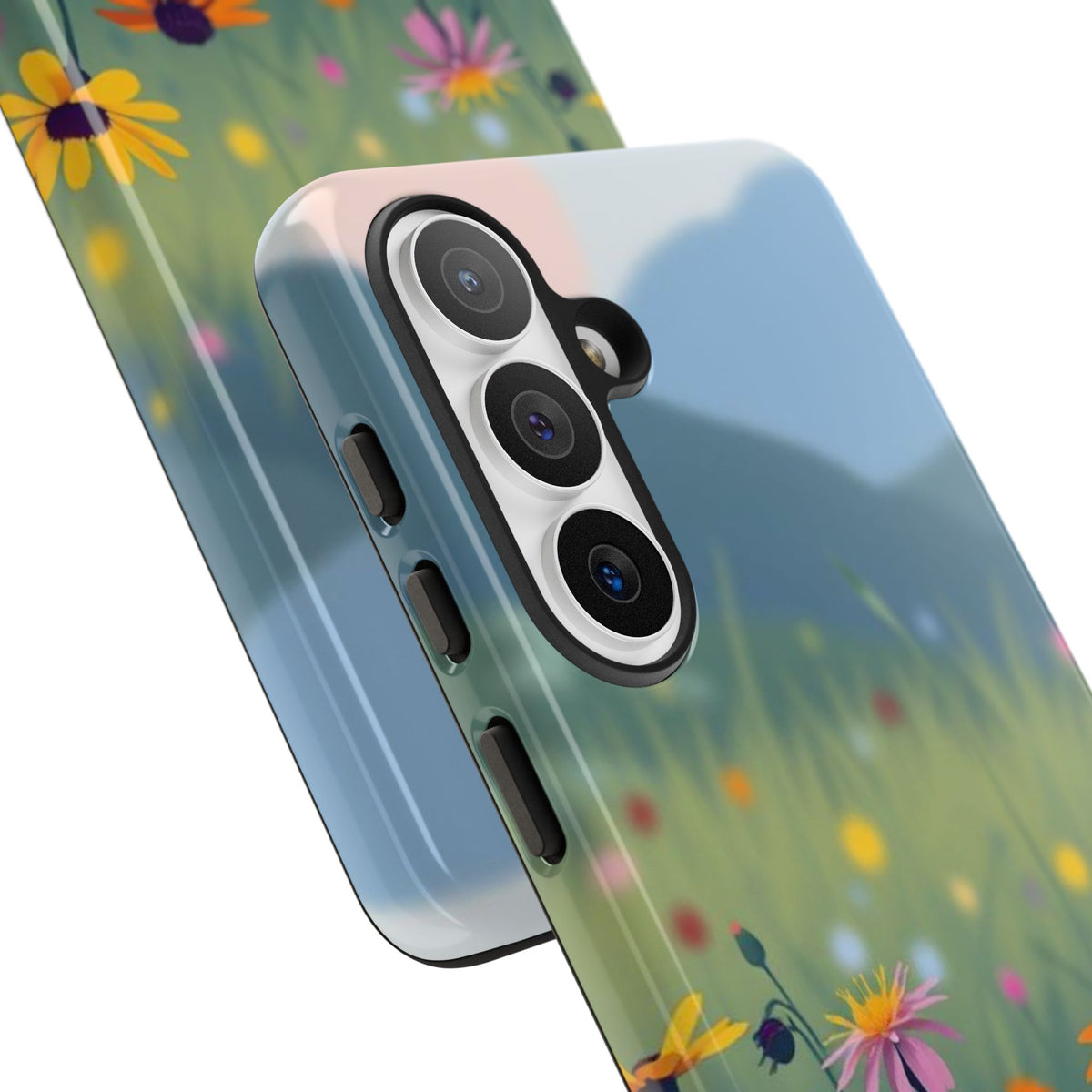 Vibrant Meadow Design Phone Case - Multicolor Phone Case