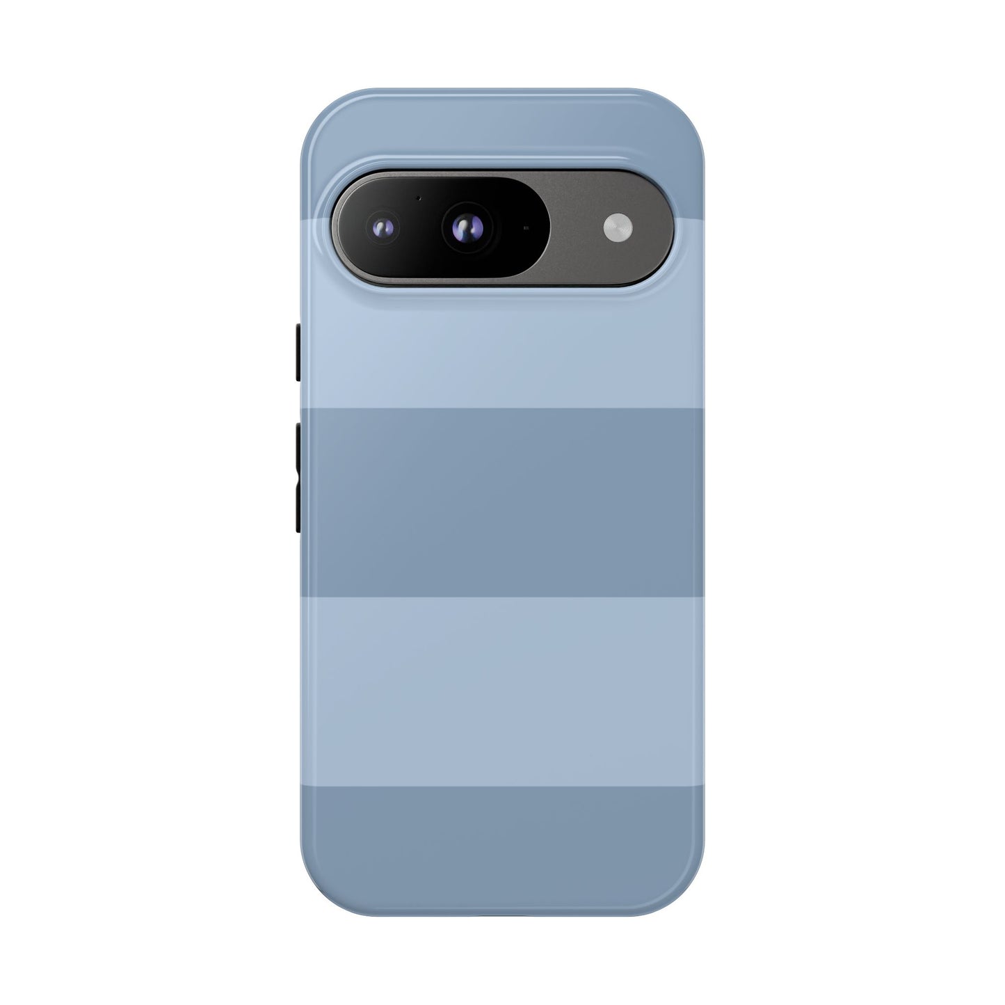 Light Blue Horizontal Stripe Pattern Phone Case - Blue Phone Case - Google Pixel 9 / Glossy