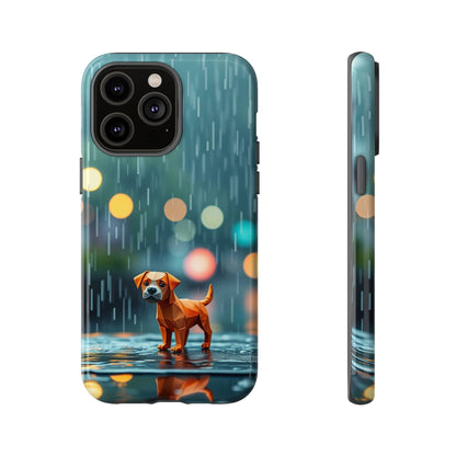 iPhone 14 Pro Max / Glossy Phone Case - Origami ’Soggy Dog’ Design Phone Case