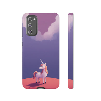 Samsung Galaxy S20 FE / Glossy Phone Case - Cute Unicorn & Cloud Design Phone Case