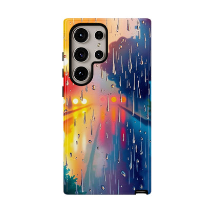 Electric Rain Watercolour Design Phone Case - Multicolor Phone Case - Samsung Galaxy S24 Ultra / Glossy