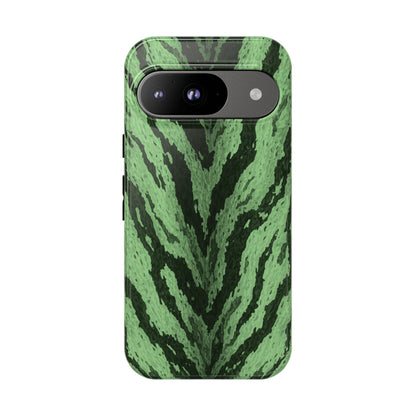 Sage Tiger Print Phone Case