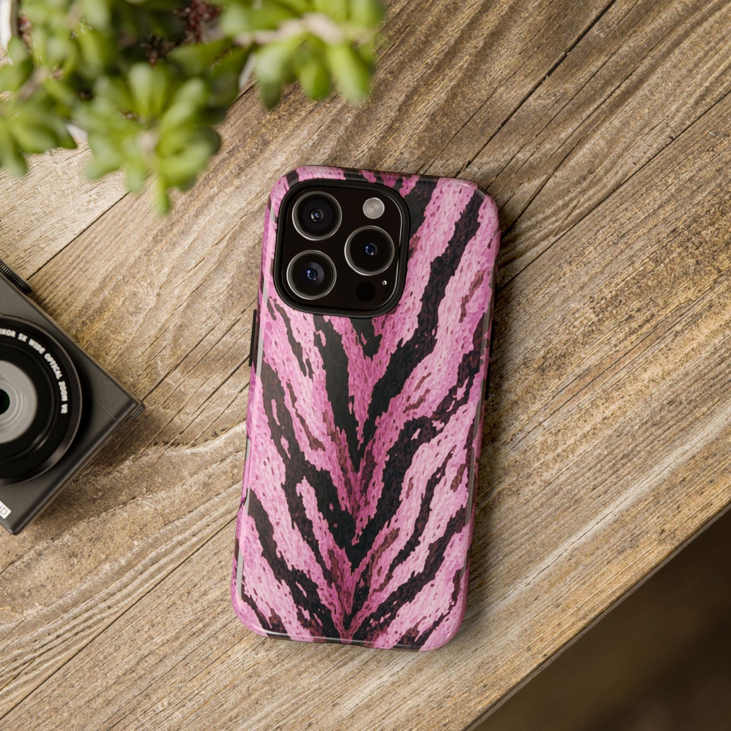 Electric Tiger Print Phone Case
