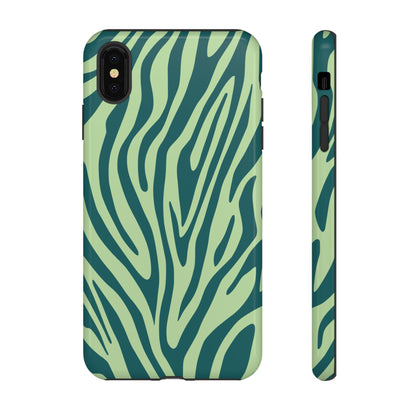Boutique Sage Tiger Print Phone Case
