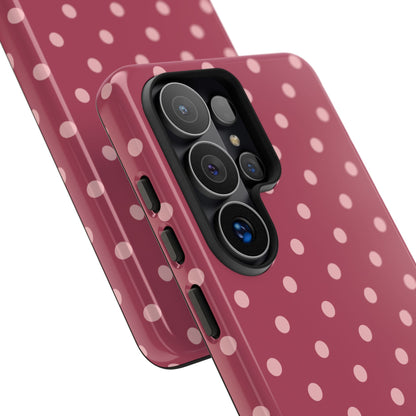 Pink Dot Pattern Phone Case