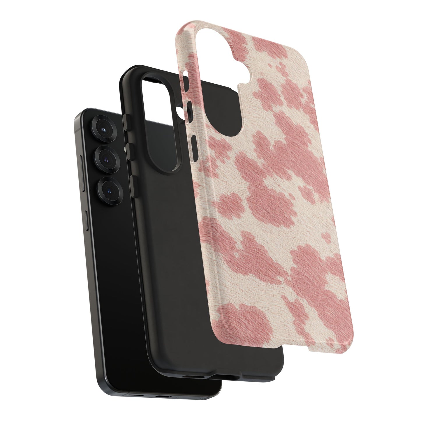 Pretty Blush Cow Print Phone Case