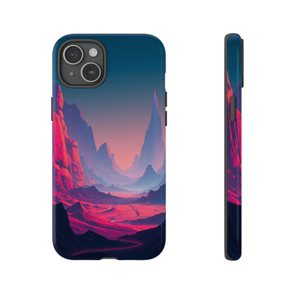 iPhone 15 Plus / Glossy Phone Case - Alien Vista Design Phone Case