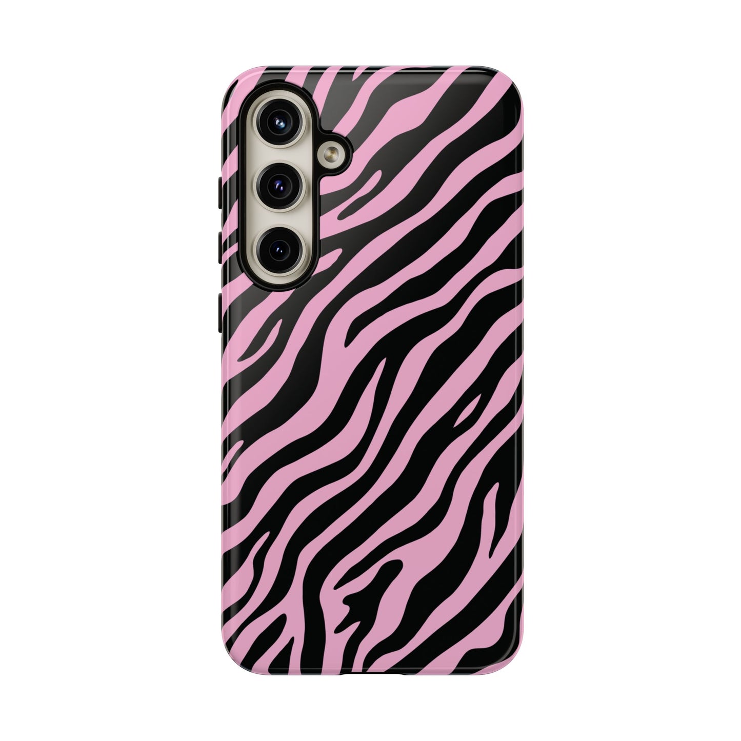 Stylish Blush Zebra Print Phone Case