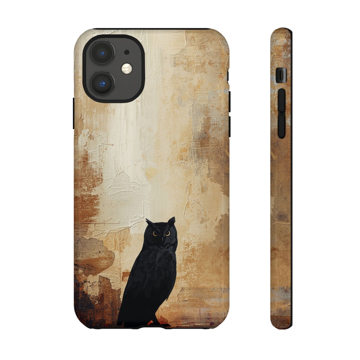 iPhone 11 / Glossy Phone Case - Beautiful Abstract Owl Design Phone Case