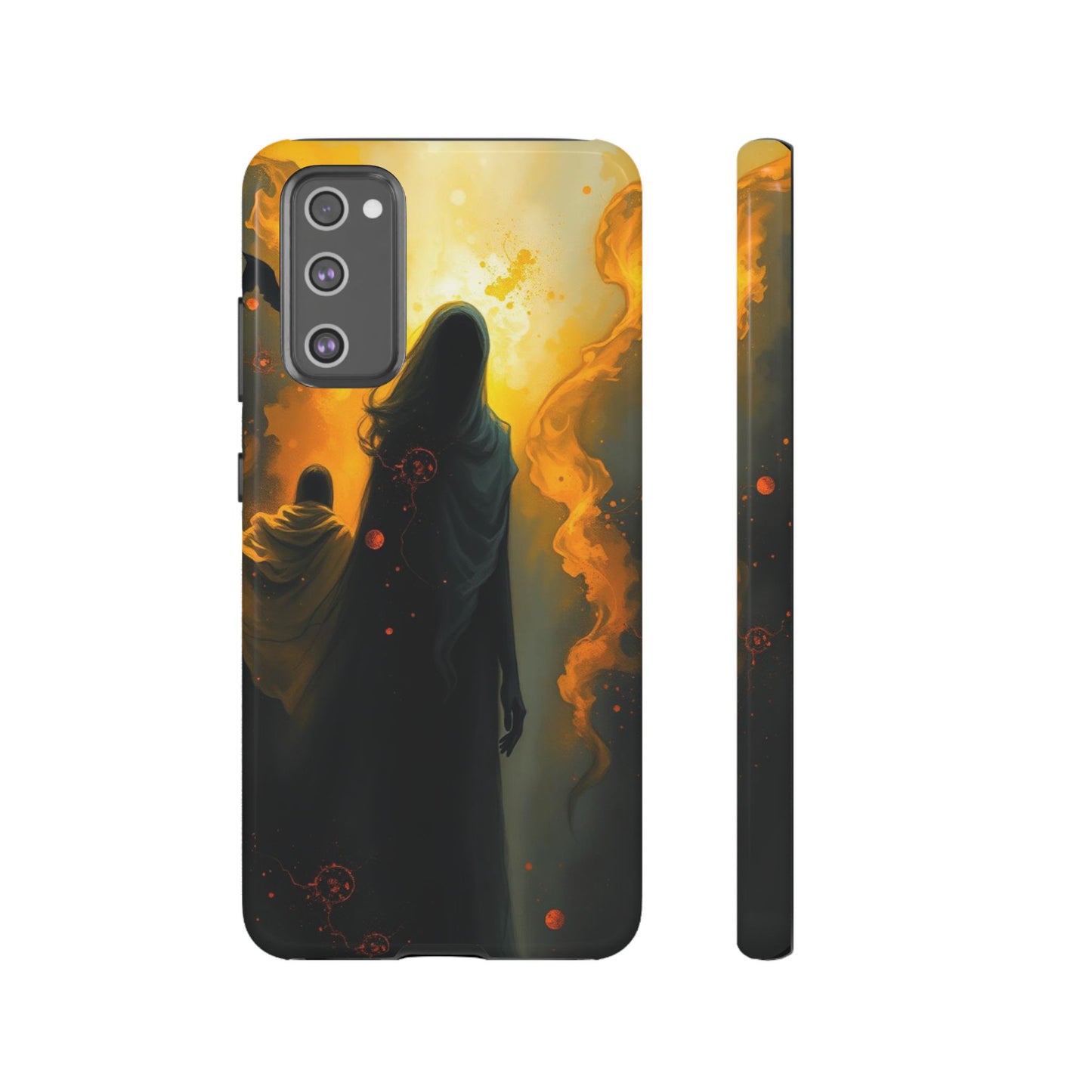 Acrylic Gothic Myterious Figures Phone Case