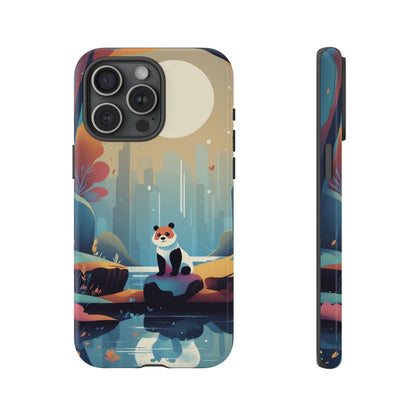 Stylised Panda Design Phone Case - Multicolor Phone Case - iPhone 15 Pro Max / Glossy