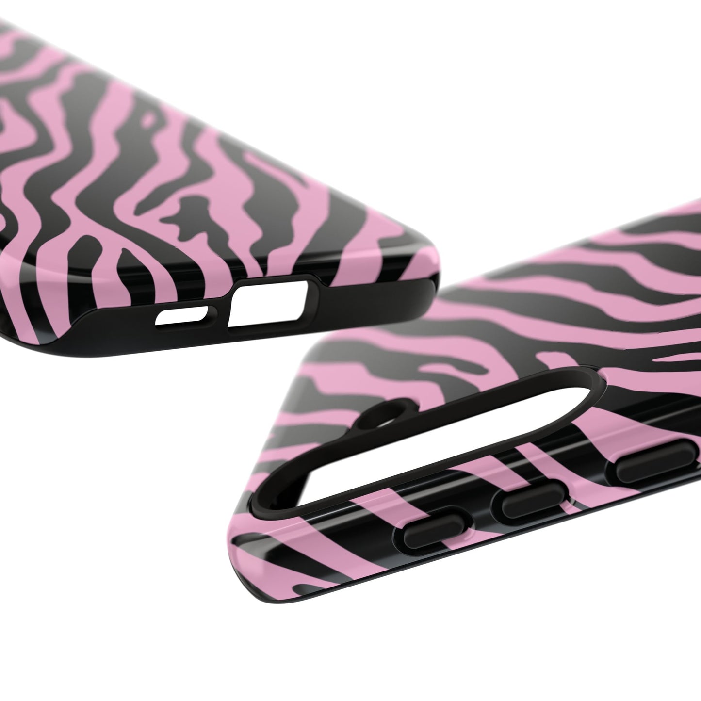 Stylish Blush Zebra Print Phone Case