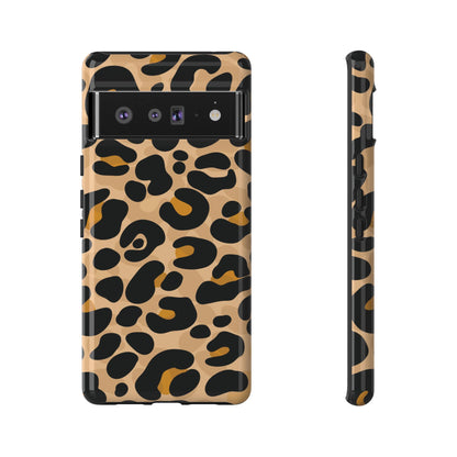 Stylish Mocha Leopard Print Phone Case