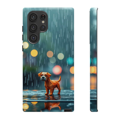 Samsung Galaxy S22 Ultra / Glossy Phone Case - Origami ’Soggy Dog’ Design Phone Case