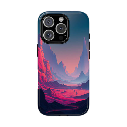 iPhone 16 Pro / Glossy Phone Case - Alien Vista Design Phone Case