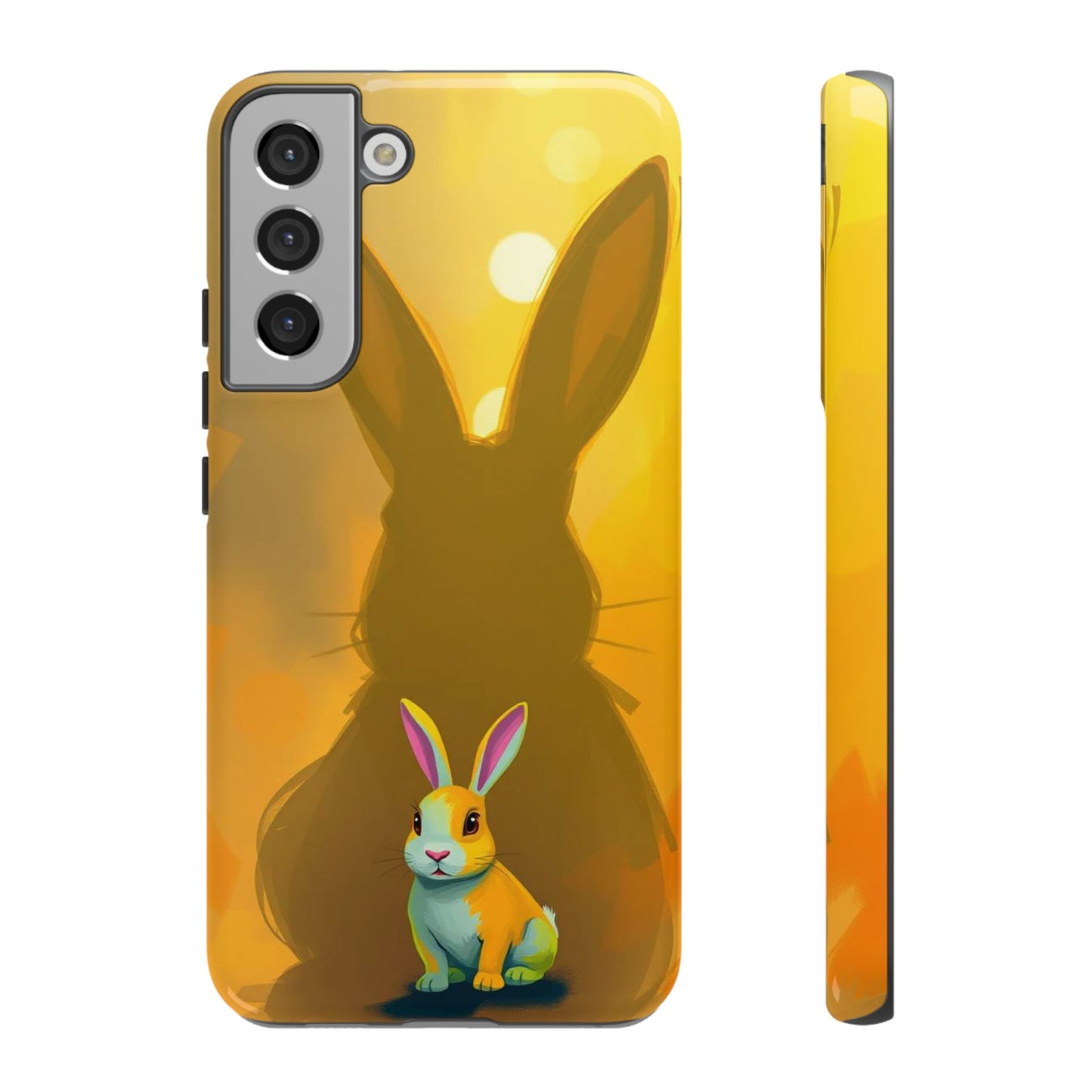 Samsung Galaxy S22 Plus / Glossy Phone Case - Shadow Rabbit Design Phone Case