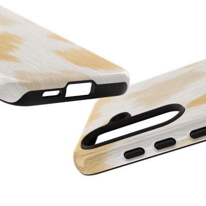 Golden Honey Cow Print Phone Case