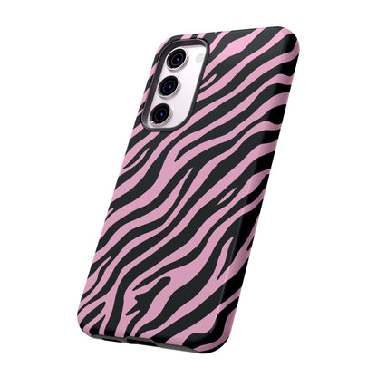 Stylish Blush Zebra Print Phone Case