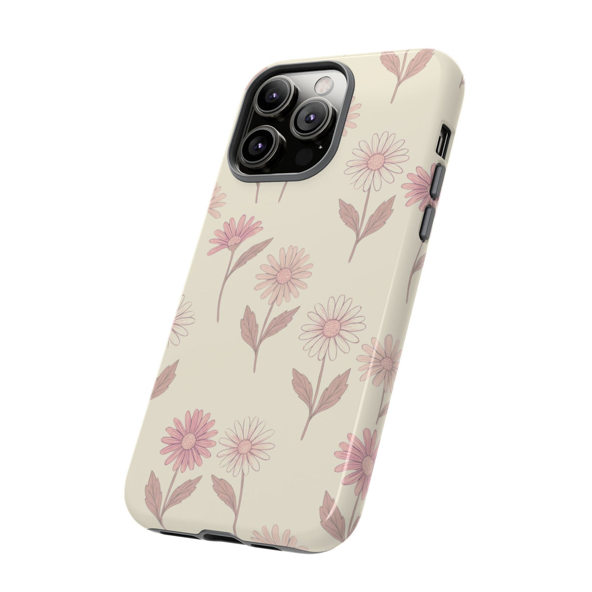 Pretty Blush Daisy Pattern Phone Case