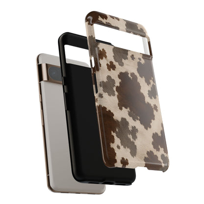 Stylish Mocha Cow Print Phone Case