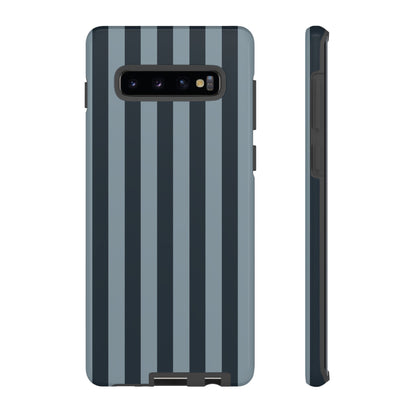 Samsung Galaxy S10 Plus / Glossy Phone Case - ’Dark Blue Stripe Pattern’ Phone Case