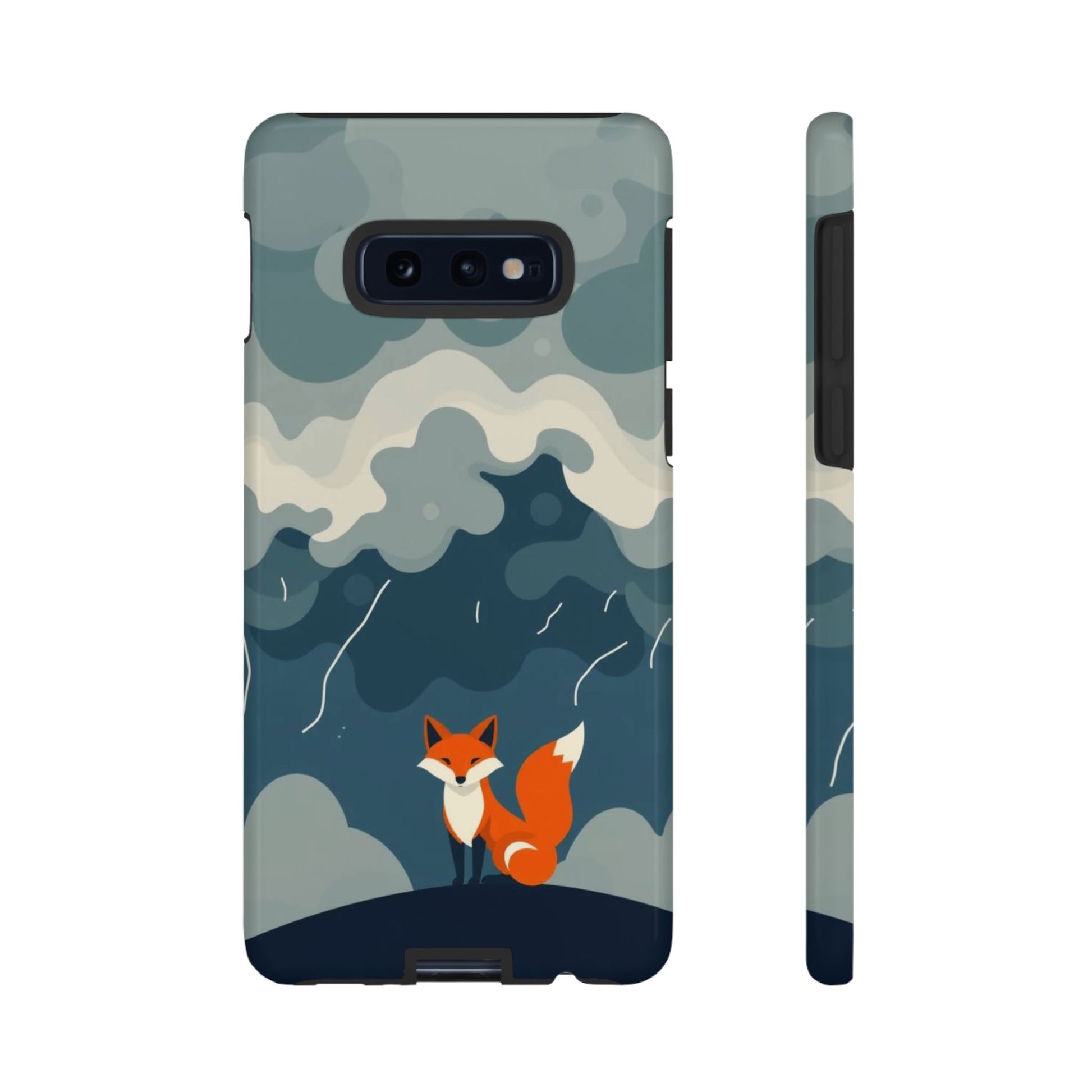Stormy Fox Design Phone Case - Multicolor Phone Case - Samsung Galaxy S10E / Glossy