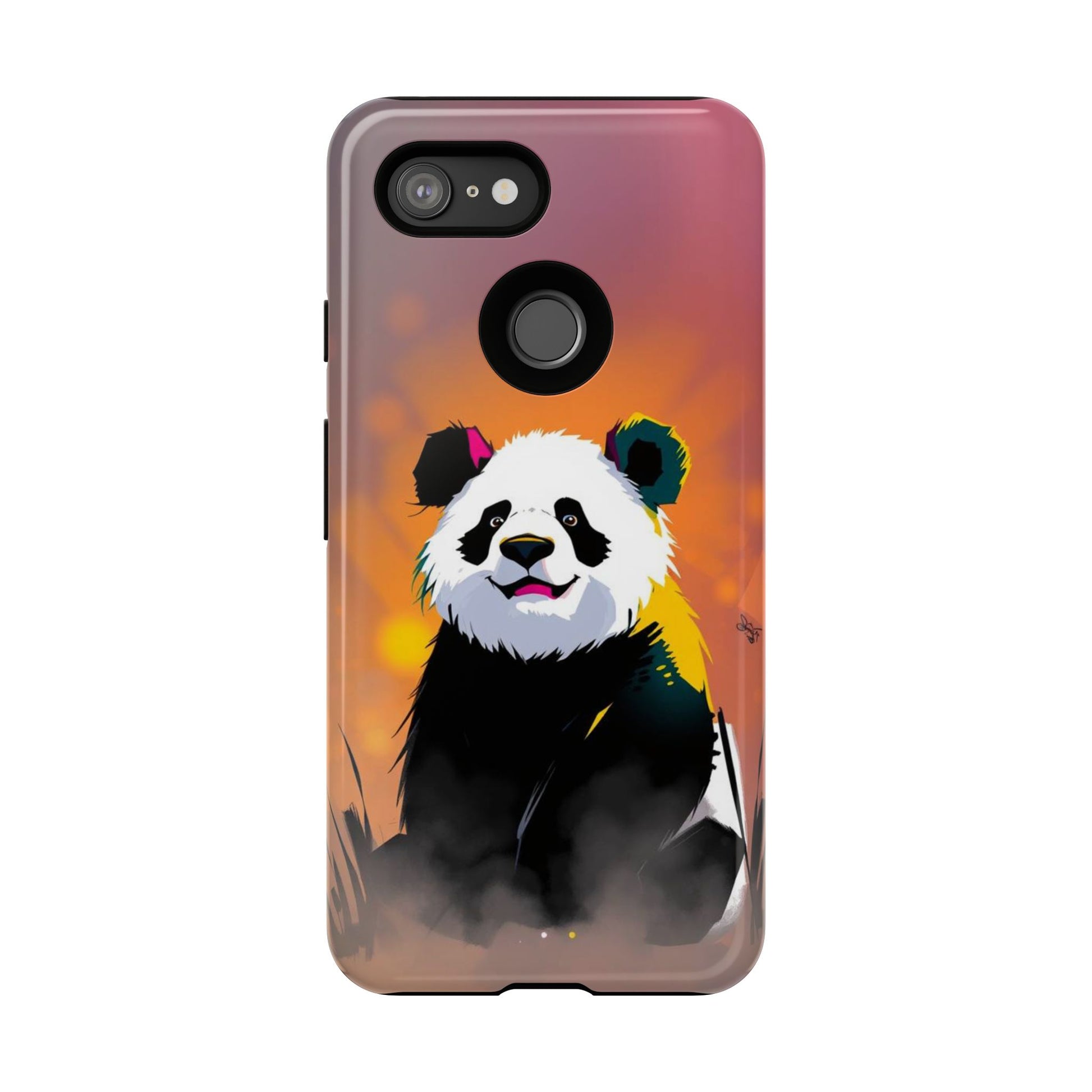Google Pixel 3 / Glossy Phone Case - Pop Art Panda Design Phone Case