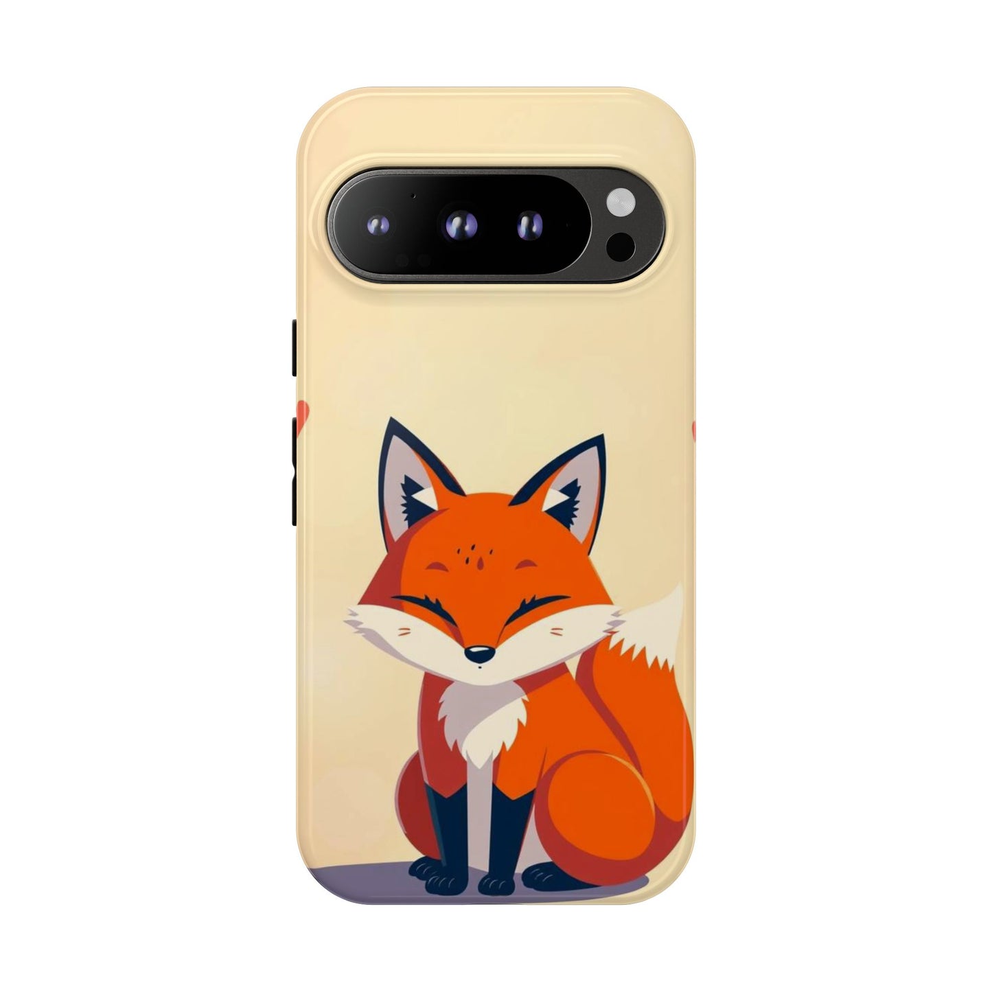 Google Pixel 9 Pro / Glossy Phone Case - Cute Fox Design Phone Case