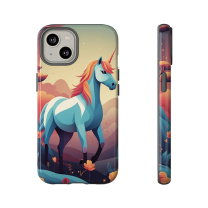Stylised Unicorn Design Phone Case - Multicolor Phone Case - iPhone 14 / Glossy