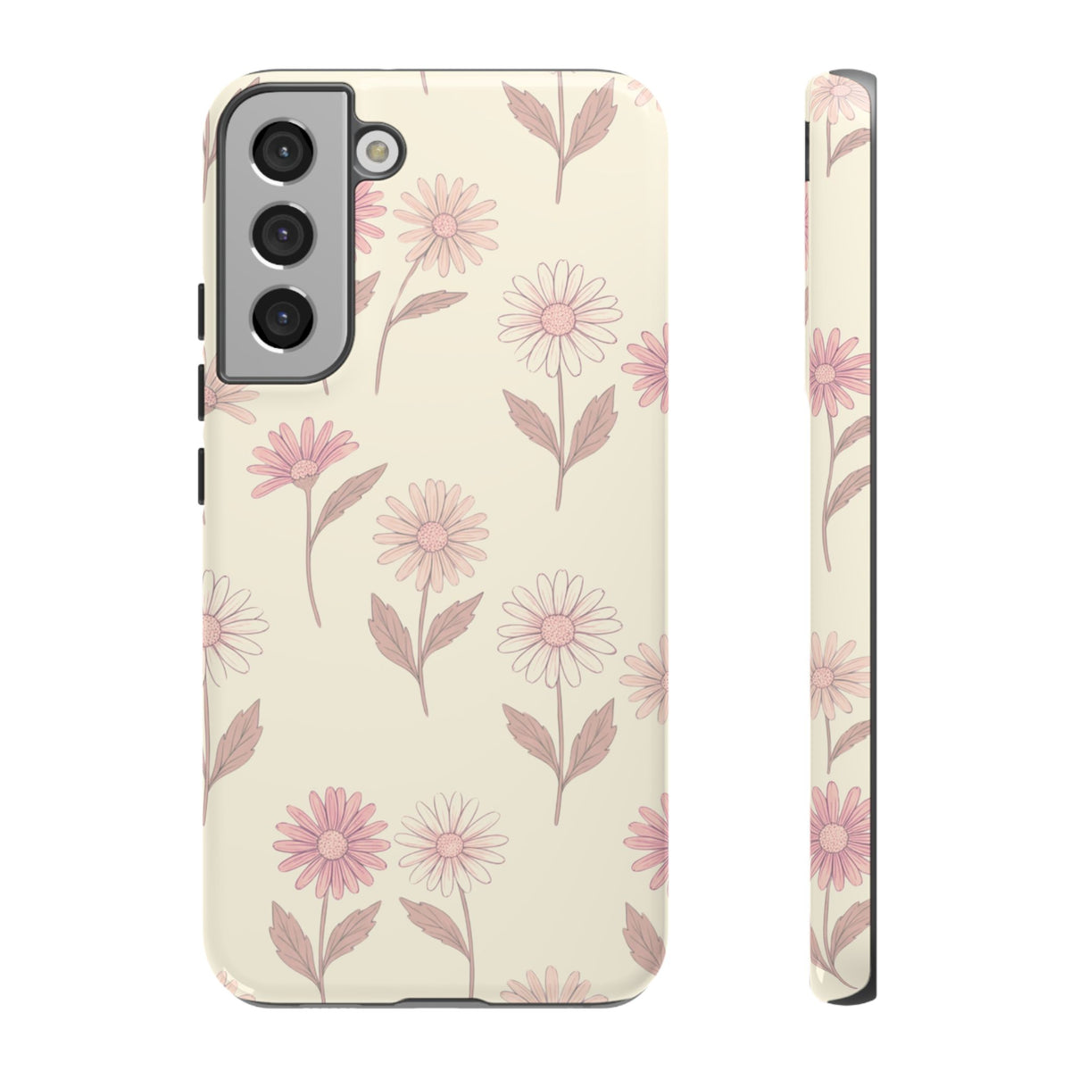 Pretty Blush Daisy Pattern Phone Case