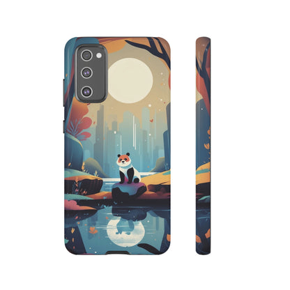 Samsung Galaxy S20 FE / Glossy Phone Case - Stylised Panda Design Phone Case