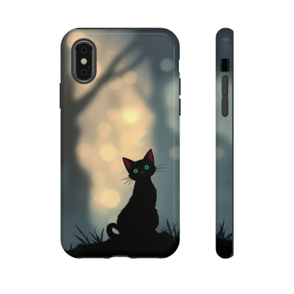Gothic Cat Design Phone Case - Multicolor Phone Case - iPhone X / Glossy