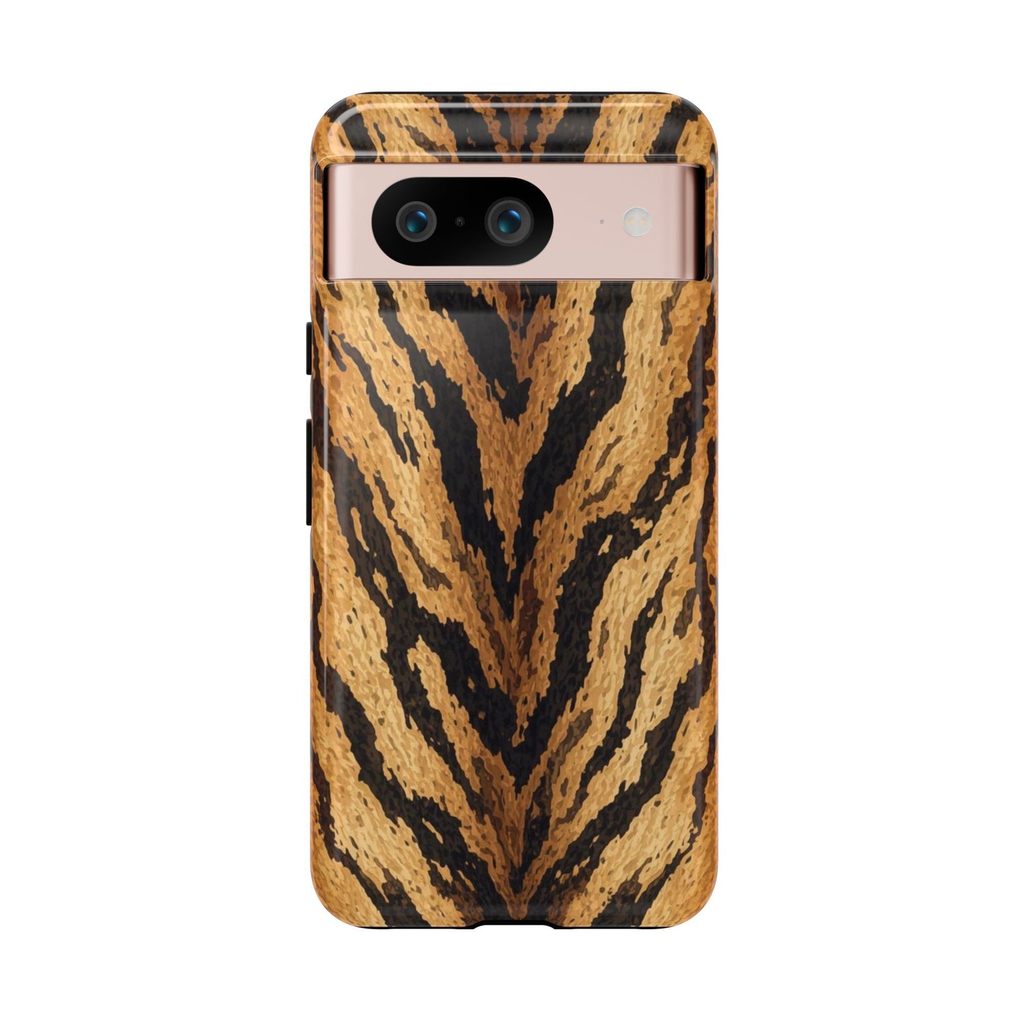 Amber Tiger Print Phone Case