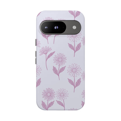 Pretty Lilac Daisy Pattern Phone Case