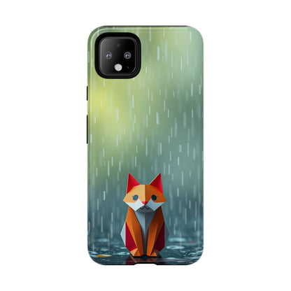 Origami 'Soggy Fox' Design Phone Case