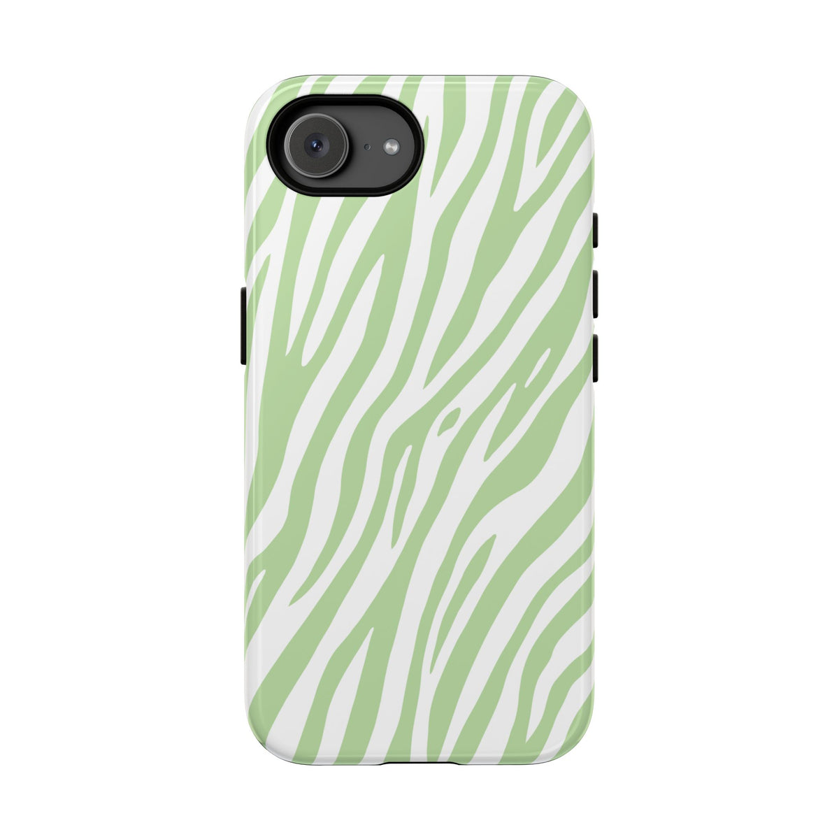 Mint Tiger Print Phone Case - Green Phone Case - iPhone 17e / Glossy