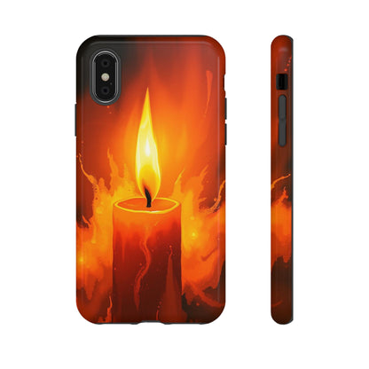 iPhone X / Glossy Phone Case - Red Candle Phone Case