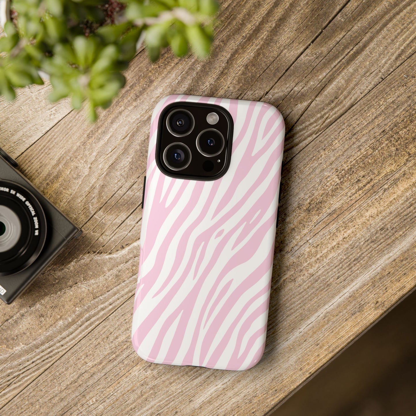 Blush Tiger Print Phone Case