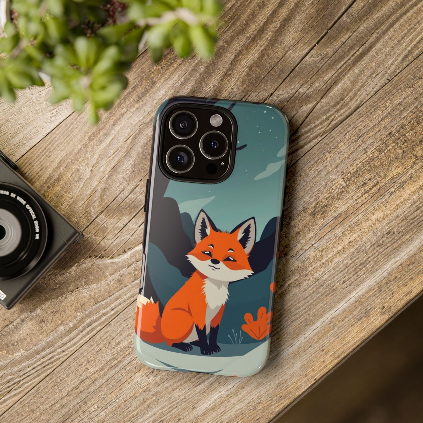 Phone Case - Cute Fox Design Phone Case