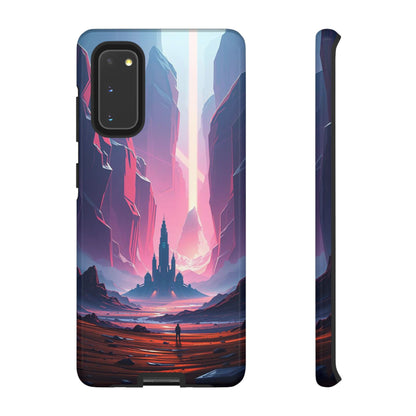 Samsung Galaxy S20 / Glossy Phone Case - Alien Fortress Design Phone Case