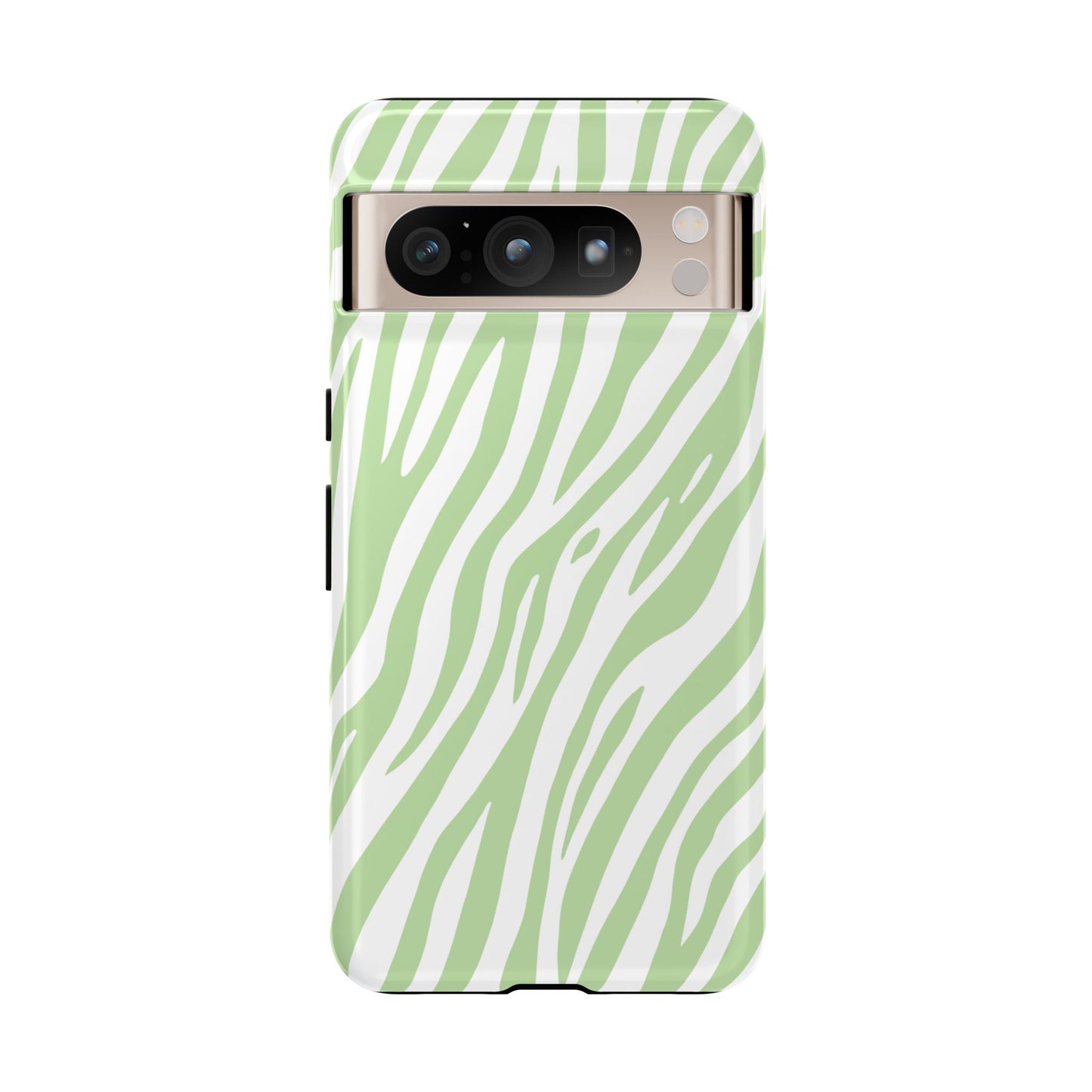 Mint Tiger Print Phone Case