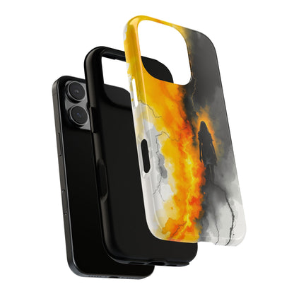 Watercolour Gothic Silhouette of a Woman Phone Case