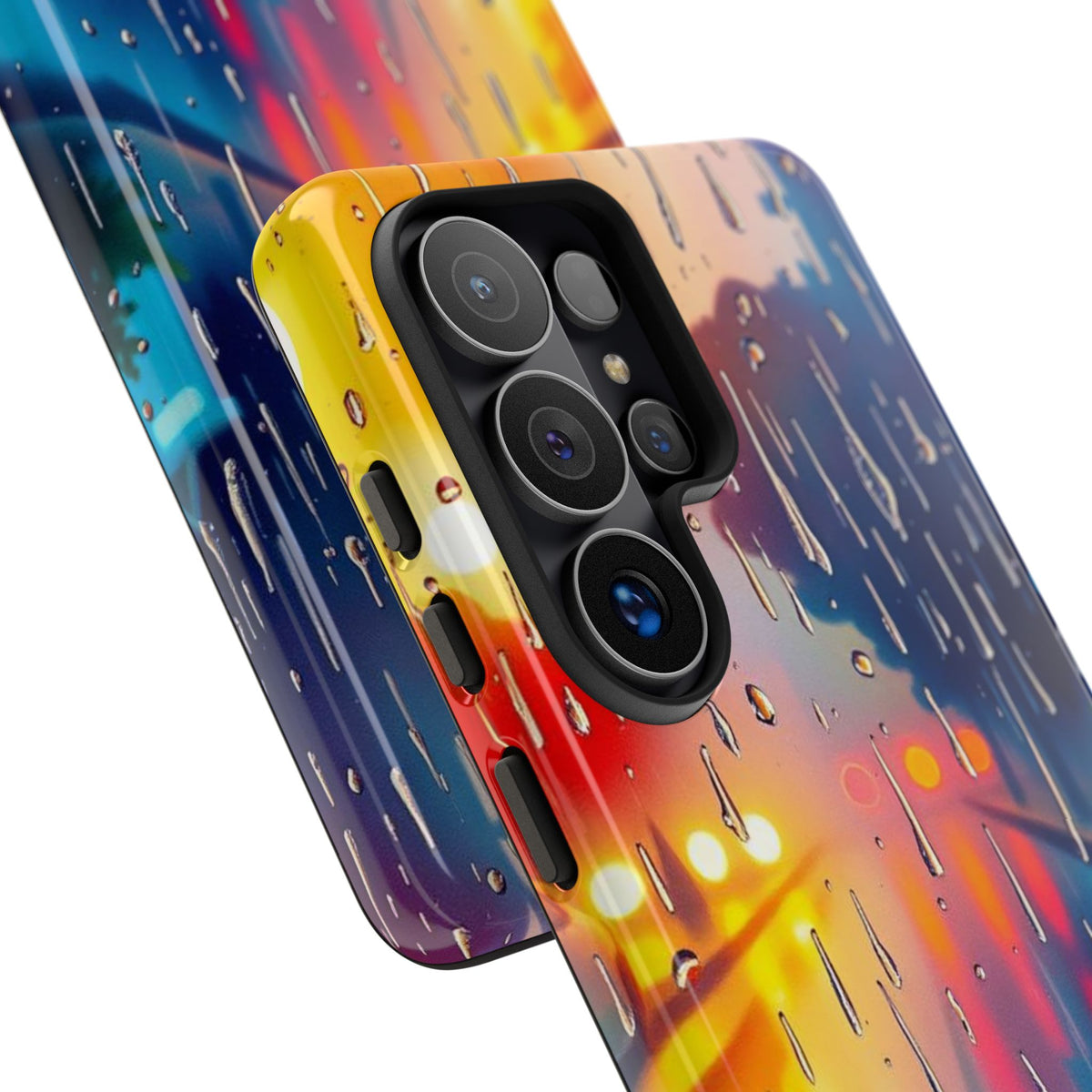 Electric Rain Watercolour Design Phone Case - Multicolor Phone Case