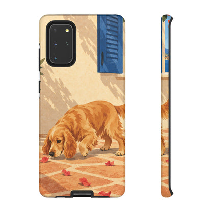 Cocker Spaniel Scent Trail Phone Case - Multicolor Phone Case - Samsung Galaxy S20+ / Glossy