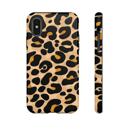 Stylish Mocha Leopard Print Phone Case